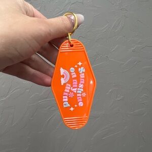 Sunshine on my mind keychain